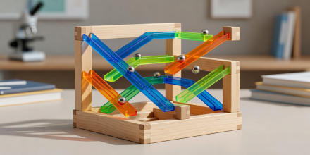 STEM gravity maze marble logic puzzle game